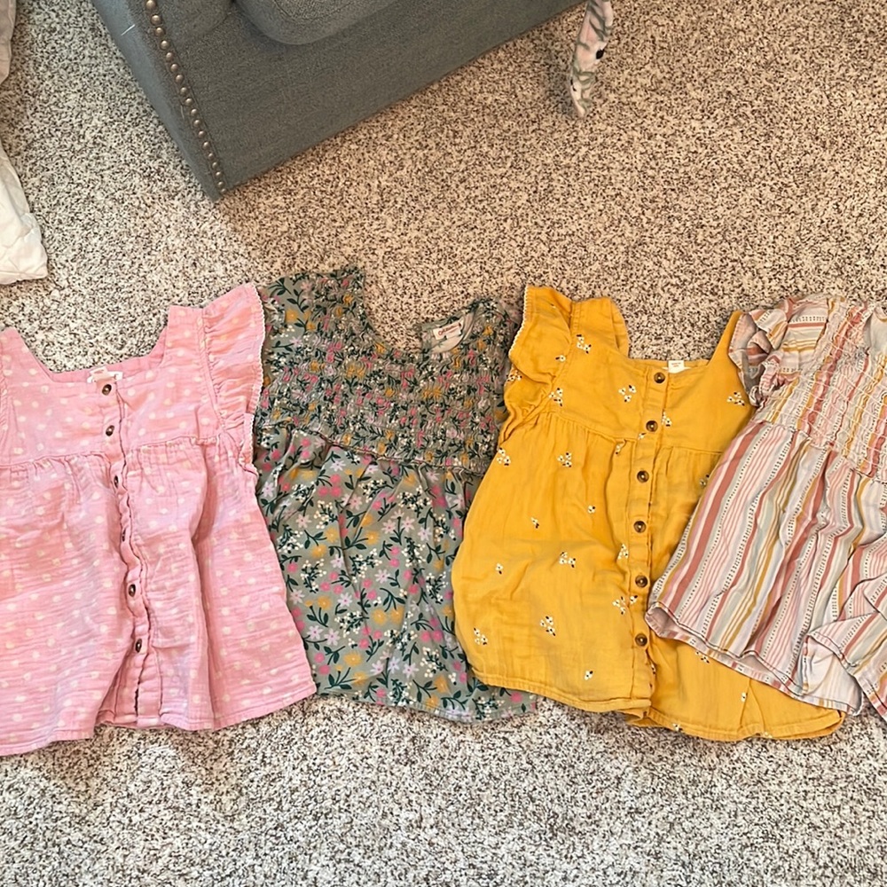 Bundle of cat and Jack shirts M 7/8